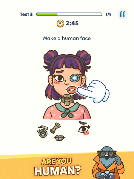 I am Not a Robot - Brain Test - Gameplay image of android game