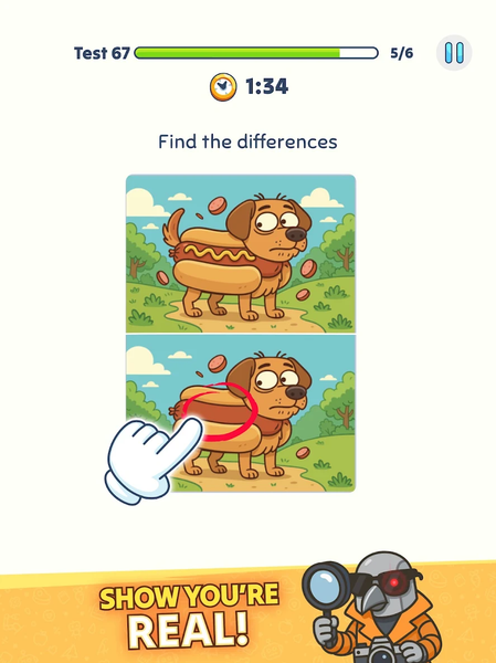 I am Not a Robot - Brain Test - Gameplay image of android game