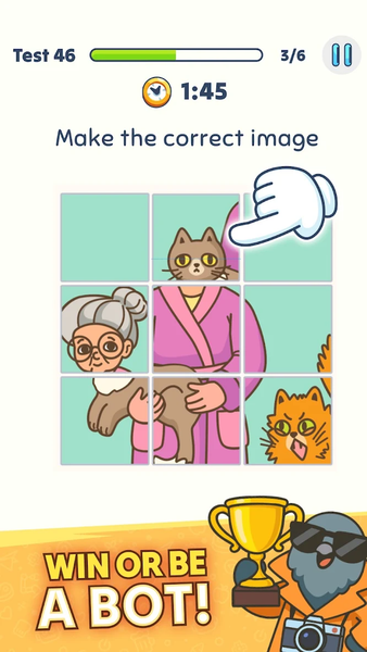 I am Not a Robot - Brain Test - Gameplay image of android game