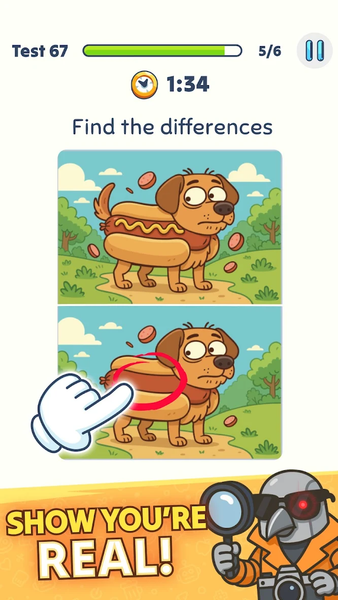 I am Not a Robot - Brain Test - Gameplay image of android game