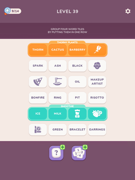 Association Master: Word Game - Gameplay image of android game