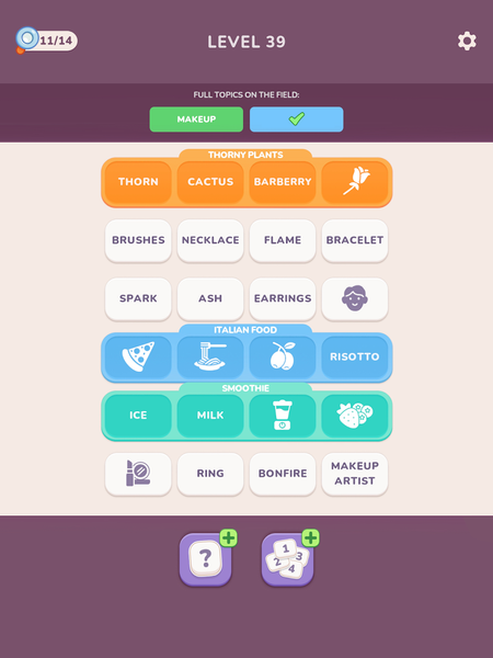 Association Master: Word Game - Gameplay image of android game