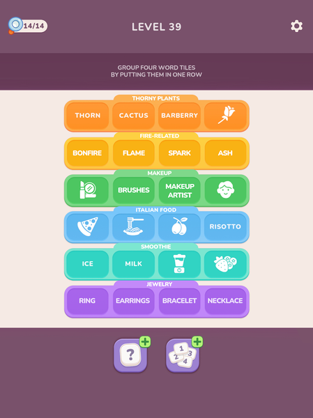 Association Master: Word Game - Gameplay image of android game
