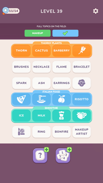 Association Master: Word Game - Gameplay image of android game