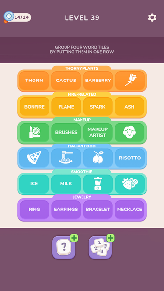 Association Master: Word Game - Gameplay image of android game