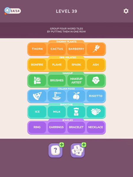 Association Master: Word Game - Gameplay image of android game