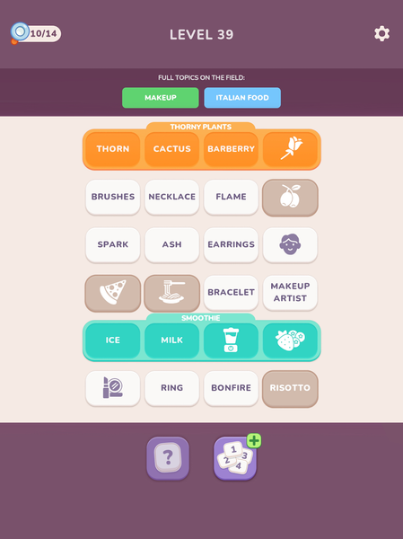 Association Master: Word Game - Gameplay image of android game