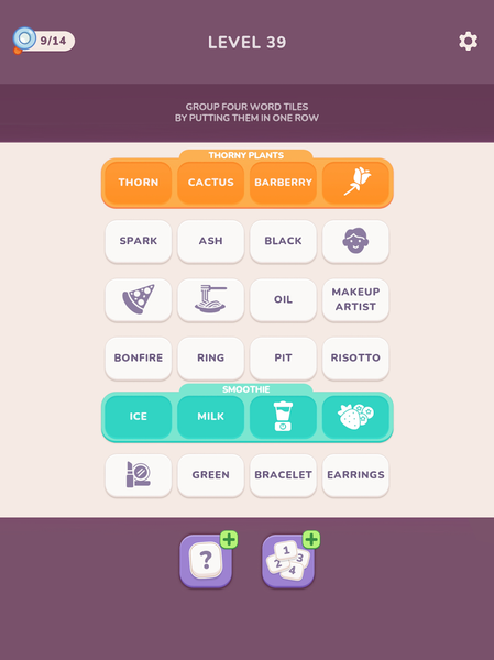 Association Master: Word Game - Gameplay image of android game