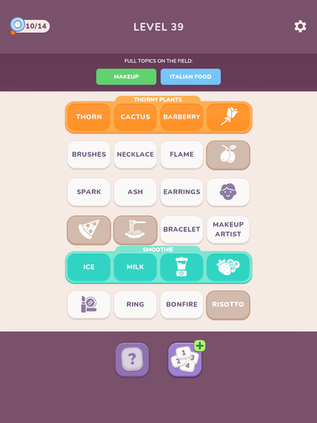 Association Master: Word Game - Gameplay image of android game