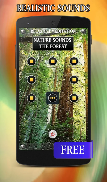 Nature Forest Sounds Relax - Image screenshot of android app