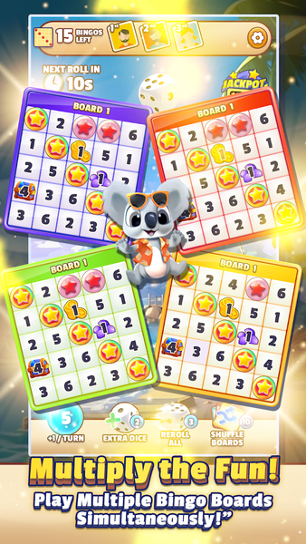 Bingo Dice - Gameplay image of android game