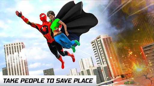 Flying Superhero Rescue Mission: Flying Robot Hero - عکس برنامه موبایلی اندروید