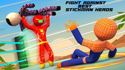 Stickman Ring Fighting Game - Gameplay image of android game