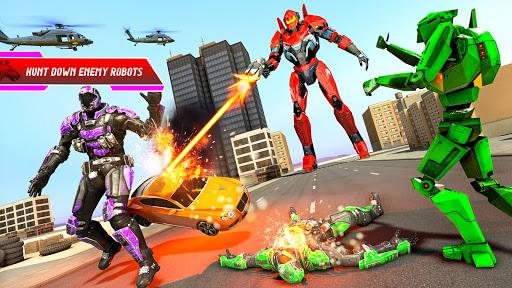 Zebra Robot Car Game War Robot - Image screenshot of android app