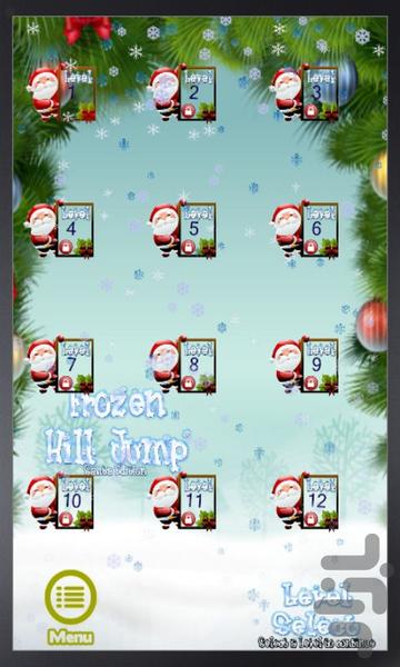 Frozen hill Jump - Gameplay image of android game