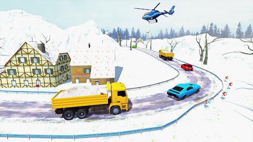 Snow Excavator Road Truck Game - عکس بازی موبایلی اندروید