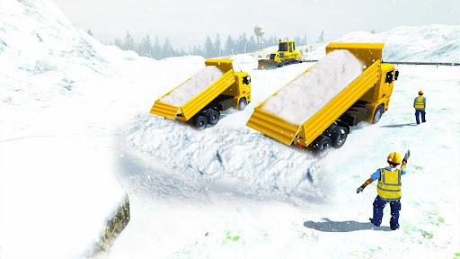 Snow Excavator Road Truck Game - عکس بازی موبایلی اندروید