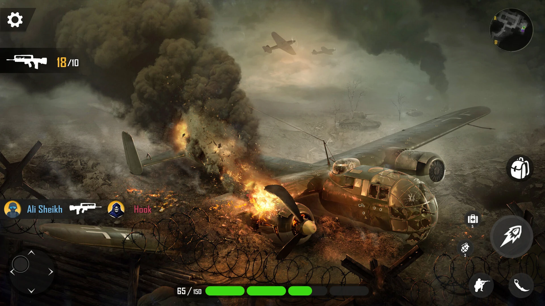 Fighter Jet Warfare Air Combat - Gameplay image of android game