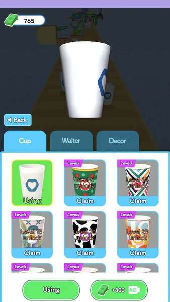 Merge Cafe-relax game - Gameplay image of android game