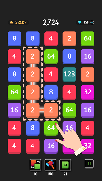 2248 - Number Link Puzzle Game - Gameplay image of android game