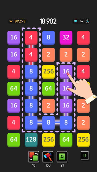 2248 - Number Link Puzzle Game - Gameplay image of android game