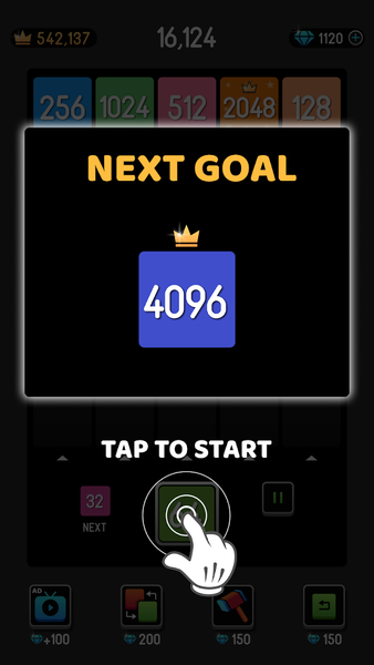 Num Block: ۲۰۴۸ Number Merge - عکس بازی موبایلی اندروید
