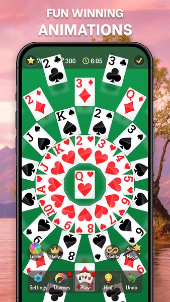 Spider Solitaire - Card Games - Gameplay image of android game