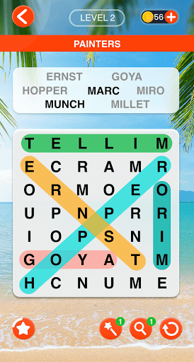 Word Search - Word Puzzle Game - Gameplay image of android game