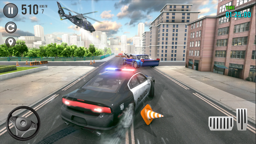 Police Car Chase: US Cop Games - عکس بازی موبایلی اندروید