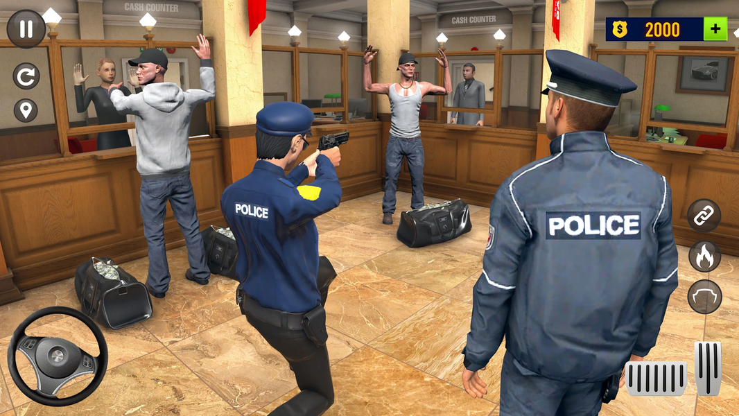 Police Car Chase: US Cop Games - عکس بازی موبایلی اندروید