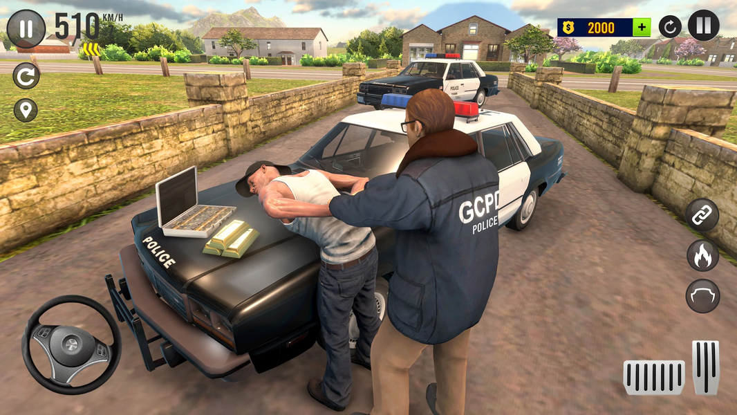 Police Car Chase: US Cop Games - عکس بازی موبایلی اندروید