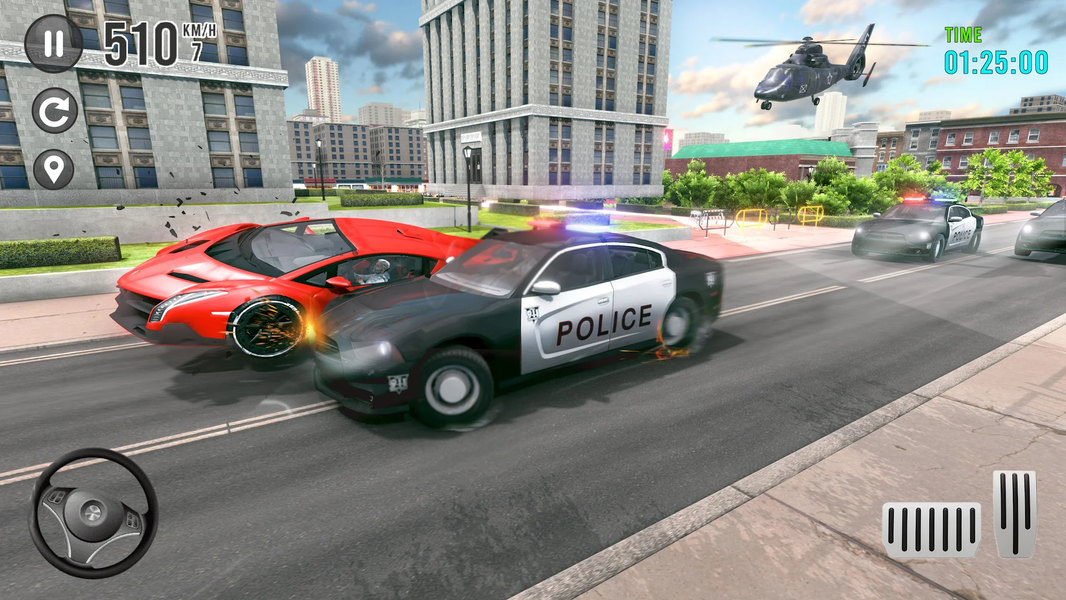 Police Car Chase: US Cop Games - عکس بازی موبایلی اندروید