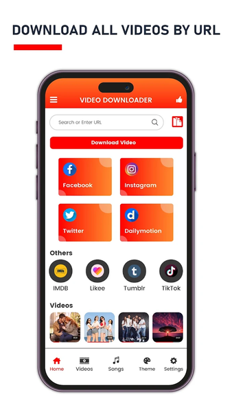 All Video Downloader & Player - عکس برنامه موبایلی اندروید