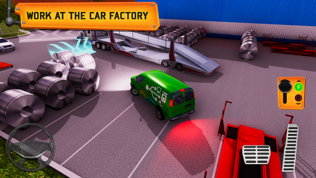Car Factory Parking Simulator - عکس بازی موبایلی اندروید