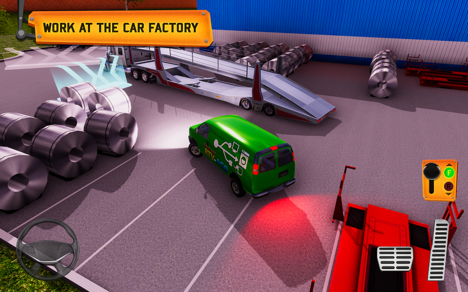 Car Factory Parking Simulator - عکس بازی موبایلی اندروید