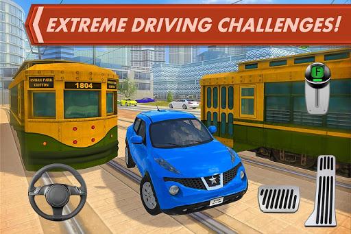 City Driver: Roof Parking Chal - Gameplay image of android game