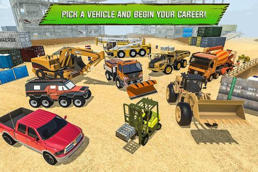 Construction Site Truck Driver - Gameplay image of android game