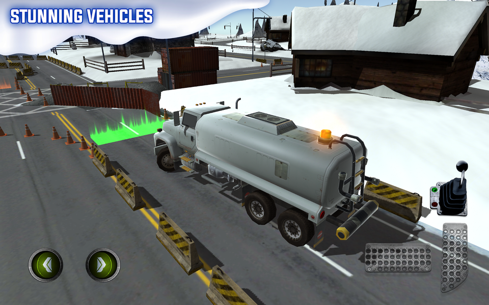 Ice Road Truck Parking Sim - عکس بازی موبایلی اندروید