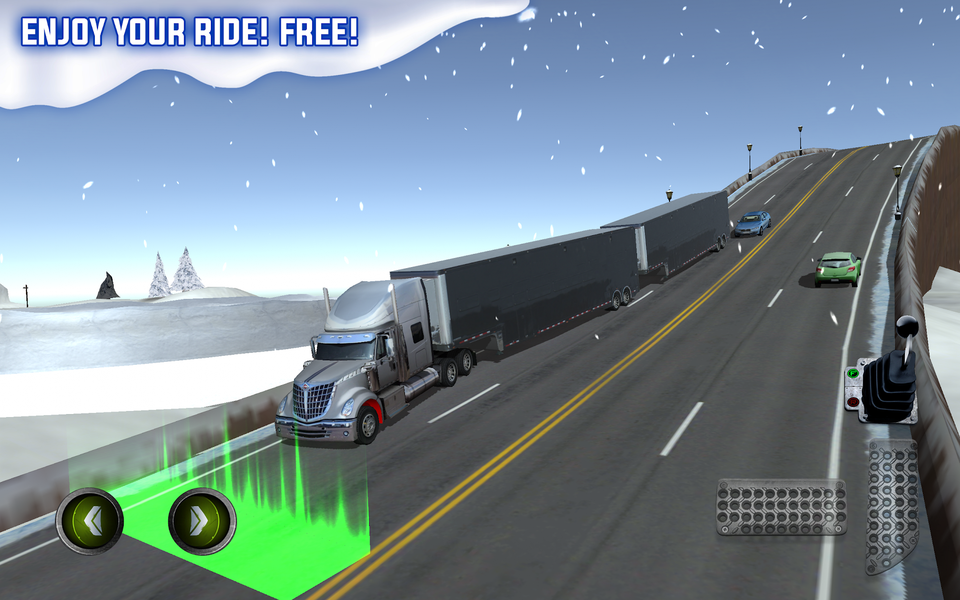 Ice Road Truck Parking Sim - عکس بازی موبایلی اندروید