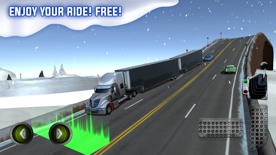 Ice Road Truck Parking Sim - عکس بازی موبایلی اندروید