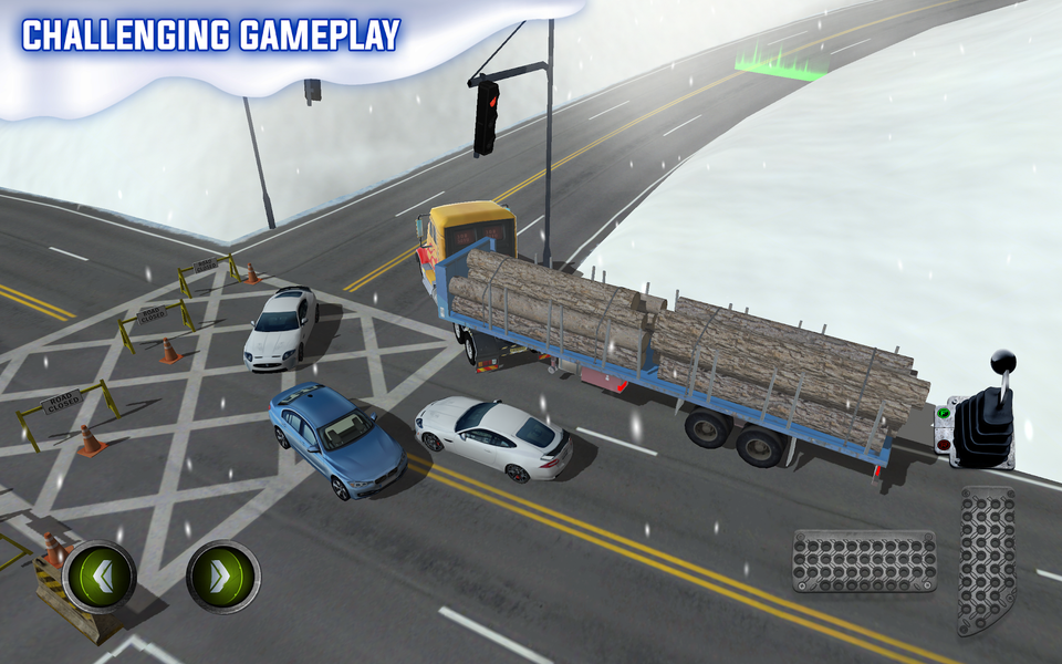 Ice Road Truck Parking Sim - عکس بازی موبایلی اندروید