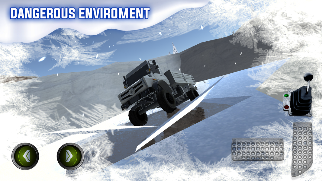 Ice Road Truck Parking Sim - عکس بازی موبایلی اندروید