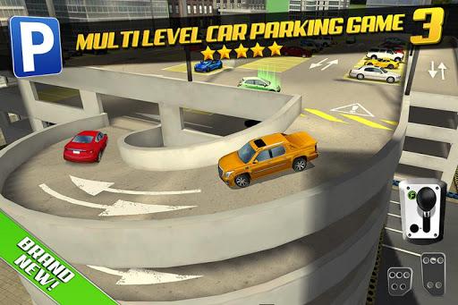 Multi Level 3 Car Parking Game - Gameplay image of android game