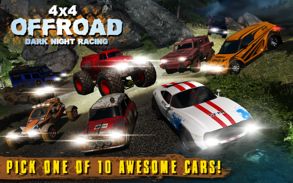 ۴x۴ Offroad: Dark Night Racing - عکس بازی موبایلی اندروید
