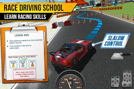 Race Driving License Test - Gameplay image of android game