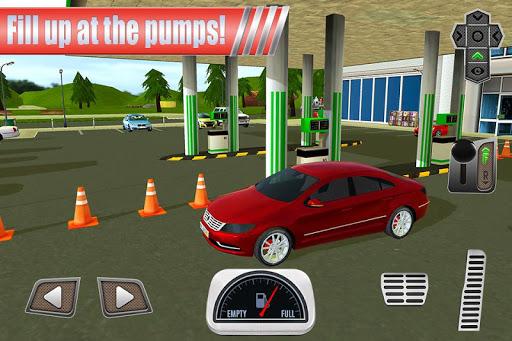 Gas Station: Car Parking Sim - Gameplay image of android game