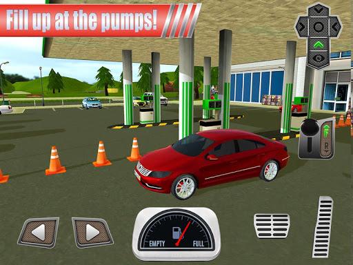 Gas Station: Car Parking Sim - Gameplay image of android game
