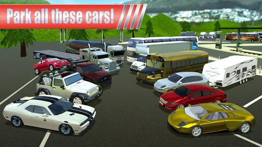 Gas Station: Car Parking Sim - Gameplay image of android game