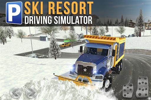 Ski Resort Driving Simulator - Gameplay image of android game