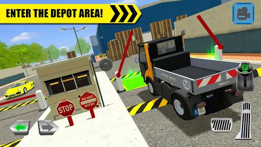 Truck Driver: Depot Parking Si - عکس بازی موبایلی اندروید